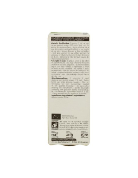 Aceite esencial de Menta Piperita 10 ml Pranarom