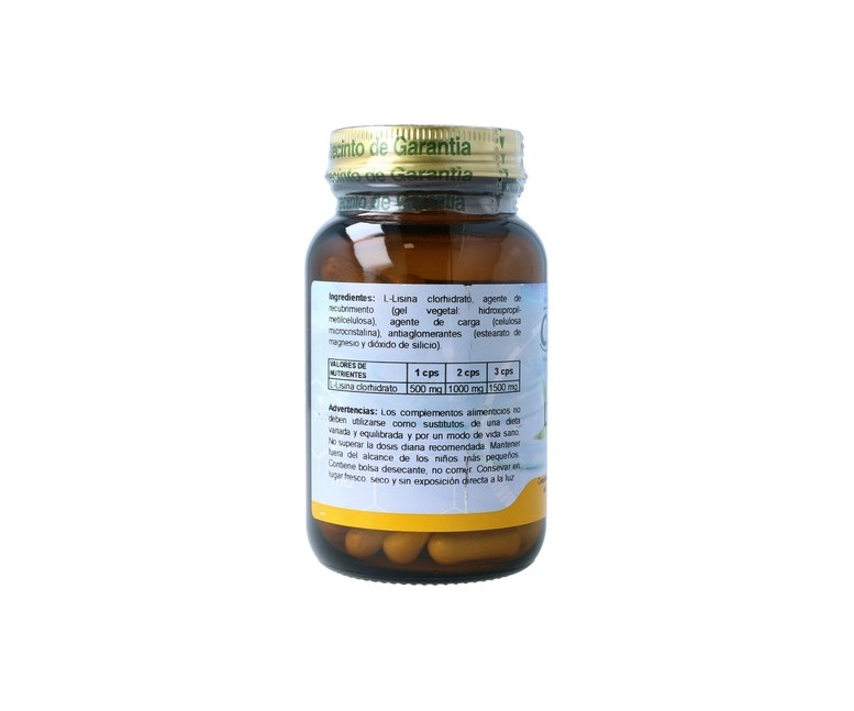Lisina 60 cápsulas de 500mg Cfn