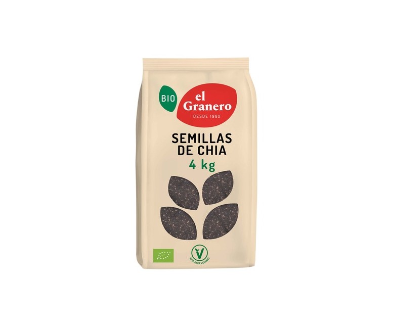 Semillas de chía Bio 4 kg El Granero Integral
