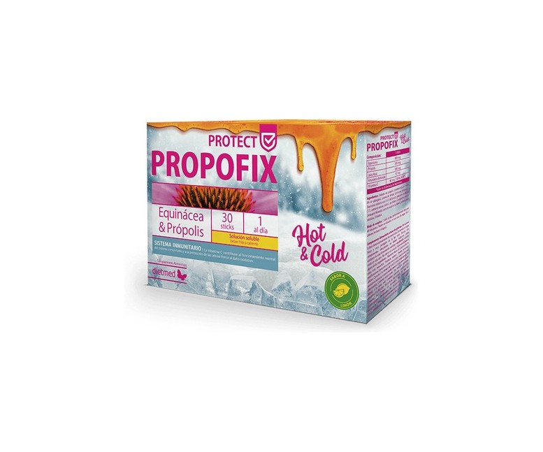 Propofix protect hot & cold sistema inmune 30 sticks (Limón) Dietmed