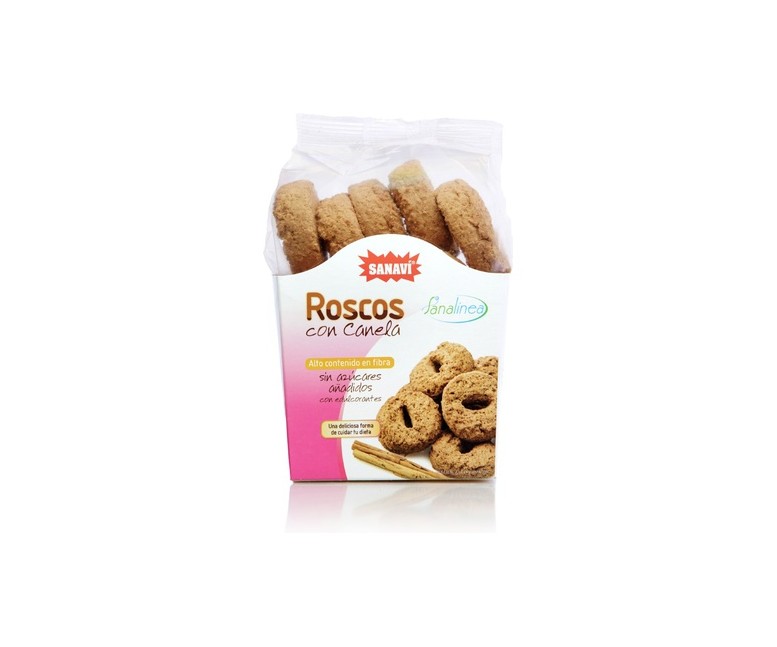 Roscos de Canela sin Azúcar Añadido - Sanalínea 200 g Sanavi