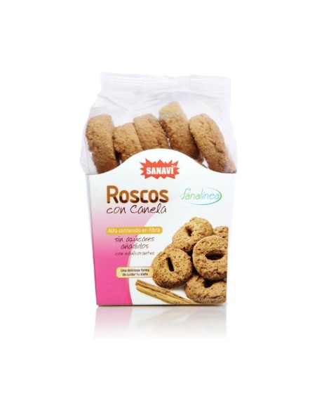 Roscos de Canela sin Azúcar Añadido - Sanalínea 200 g Sanavi