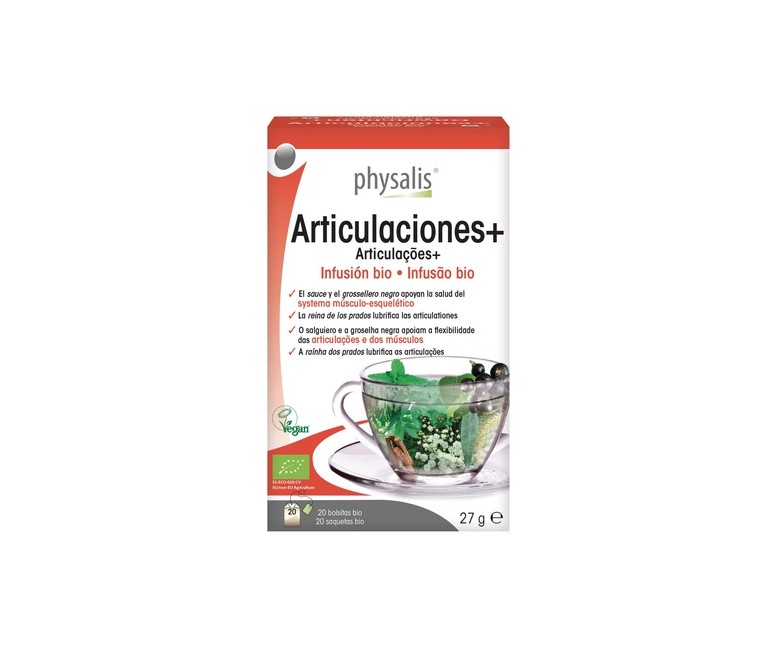 Articulaciones Infusión Bio 20 bolsitas infusoras Physalis