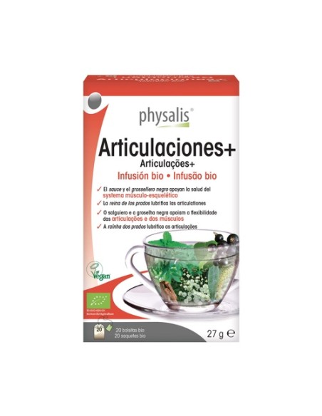 Articulaciones Infusión Bio 20 bolsitas infusoras Physalis