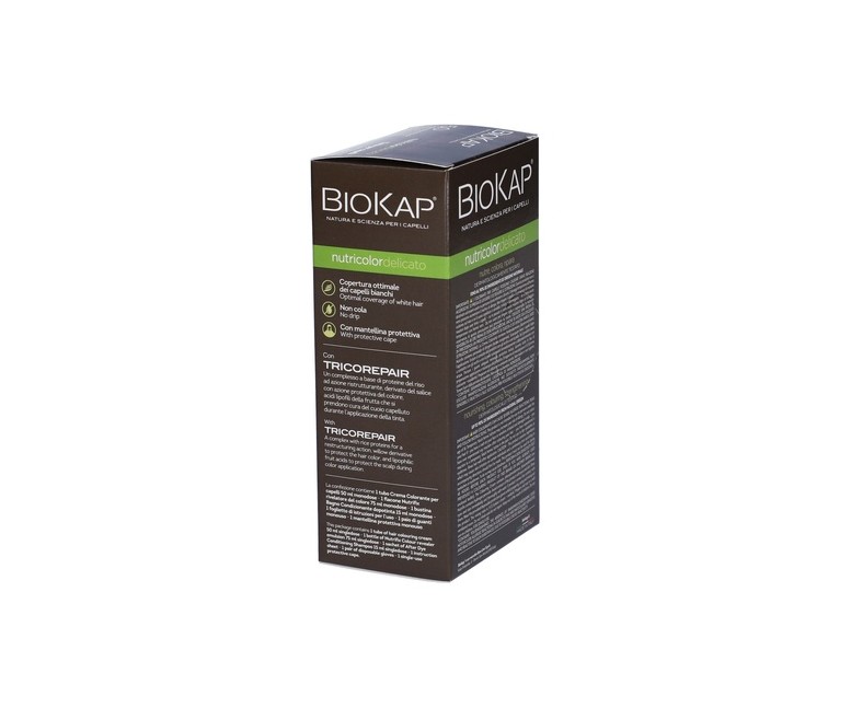 Tinte Nutricolor Delicato Castaño Claro Natural 5.0 140 ml (Castaño claro) Biokap