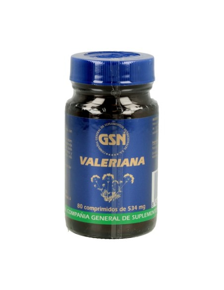 Valeriana 80 comprimidos GSN