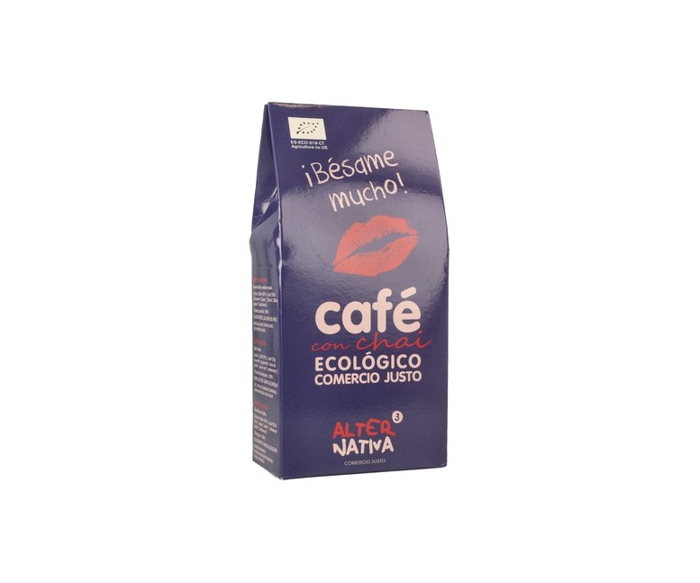 Café Molido con Chai ¡Bésame Mucho! Molido Bio 125 g Alternativa3