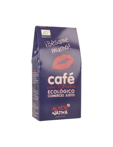 Café Molido con Chai ¡Bésame Mucho! Molido Bio 125 g Alternativa3