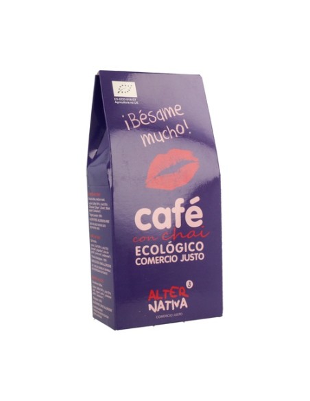Café Molido con Chai ¡Bésame Mucho! Molido Bio 125 g Alternativa3