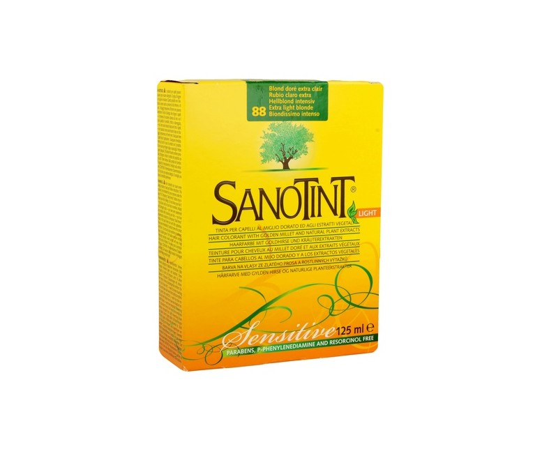Tinte Sensitive 88 Rubio Claro 125 ml (Rubio) Sanotint
