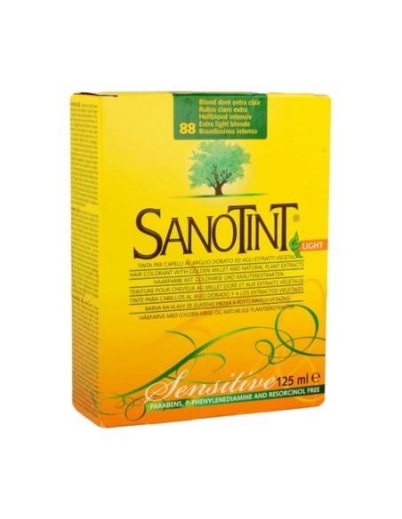 Tinte Sensitive 88 Rubio Claro 125 ml (Rubio) Sanotint