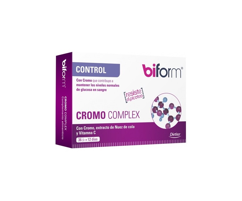 Control Cromo Complex 36 cápsulas Biform