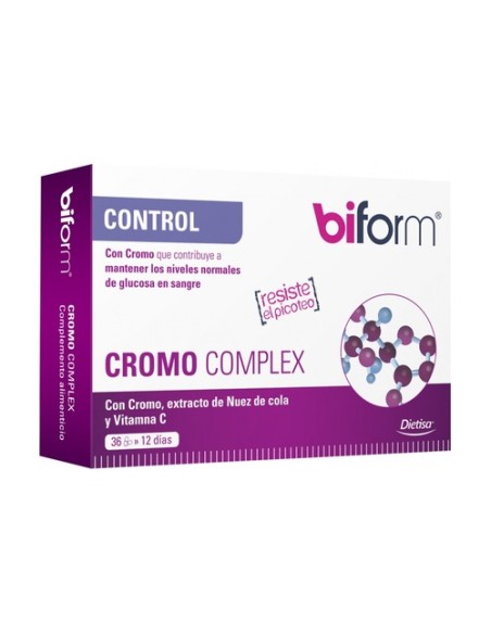 Control Cromo Complex 36 cápsulas Biform