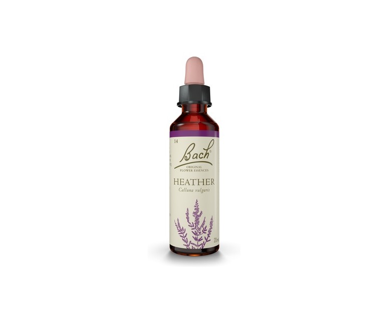 Elixir de flores de Bach 14 Heather (Brezo) 20 ml de elixir floral Bach Original