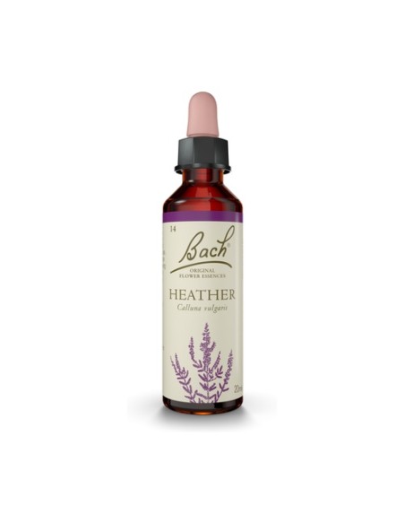 Elixir de flores de Bach 14 Heather (Brezo) 20 ml de elixir floral Bach Original