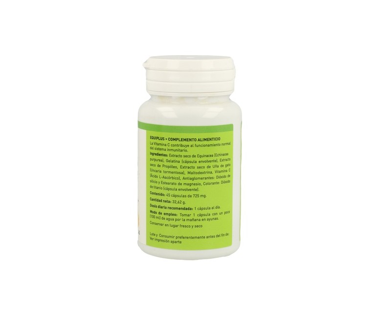 Equiplus (echinácea-própolis-uña gato-vitamina C) 45 cápsulas Plantapol