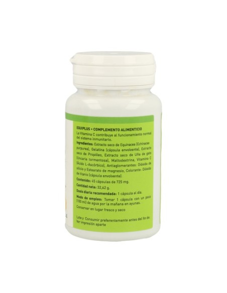 Equiplus (echinácea-própolis-uña gato-vitamina C) 45 cápsulas Plantapol