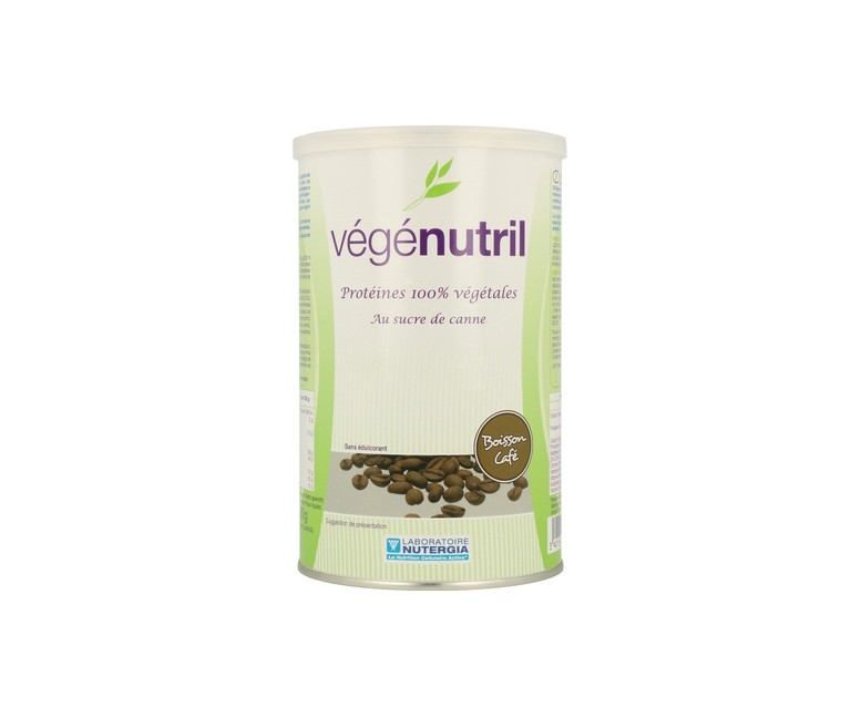 Vegenutril proteína vegetal café 300 g de polvo (Café) Nutergia