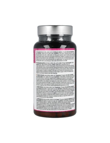 Biotina complex pelo, piel y uñas 10000mcg 120 cápsulas vegetales Nutralie