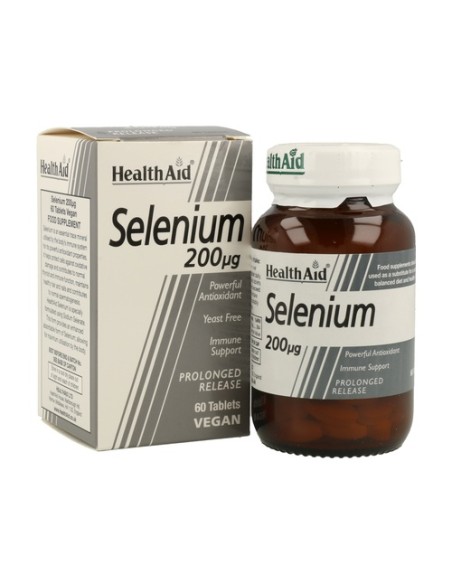 Selenium 200 mcg 60 comprimidos Health Aid