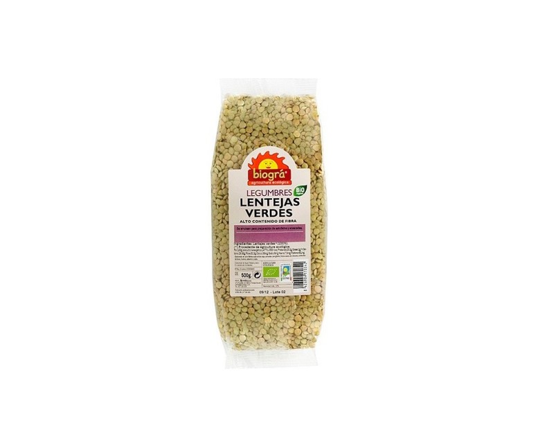 Lentejas Verdes Bio 500 g Biográ