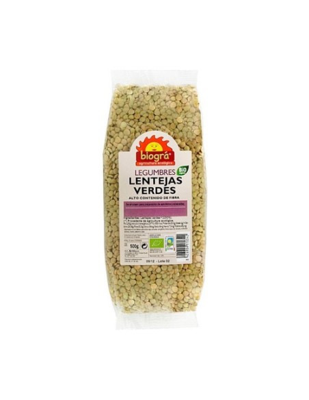 Lentejas Verdes Bio 500 g Biográ