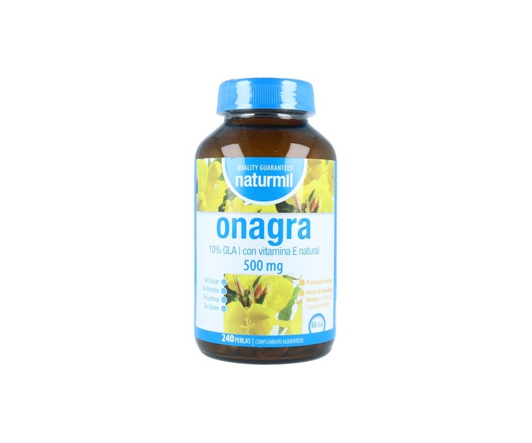 Onagra 240 perlas de 500mg Naturmil