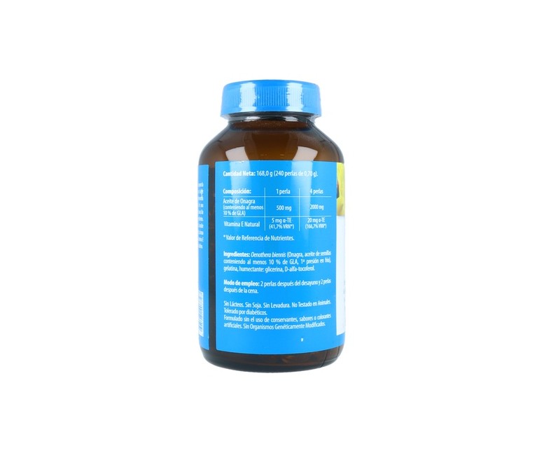 Onagra 240 perlas de 500mg Naturmil