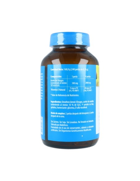 Onagra 240 perlas de 500mg Naturmil