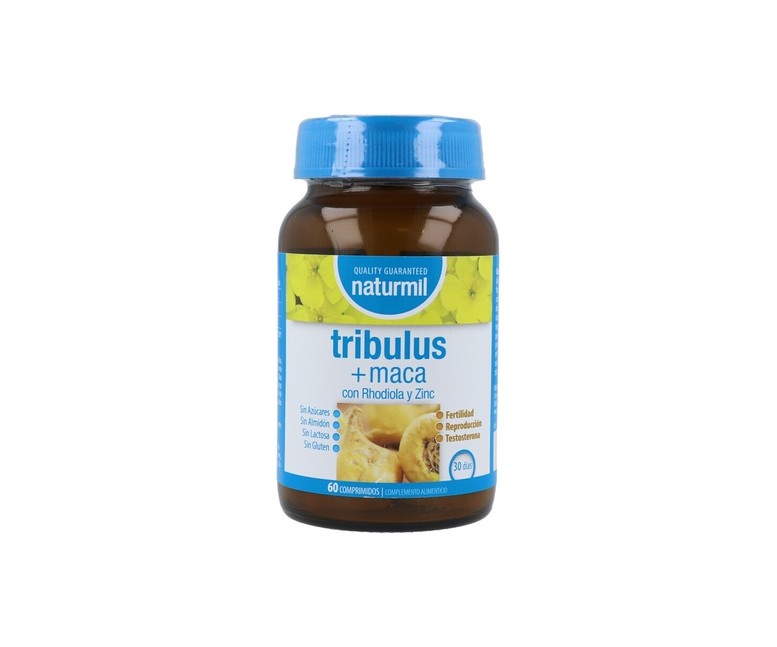 Tribulus + Maca con Rhodiola y Zinc 60 comprimidos Naturmil
