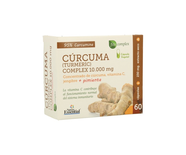 Cúrcuma 10.000 mg 60 cápsulas de 600mg Nature essential