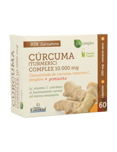 Cúrcuma 10.000 mg 60 cápsulas de 600mg Nature essential