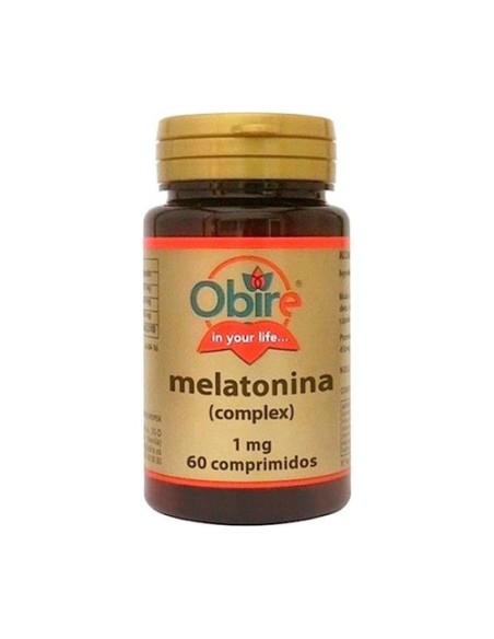 Melatonina Complex 60 comprimidos de 1mg Obire