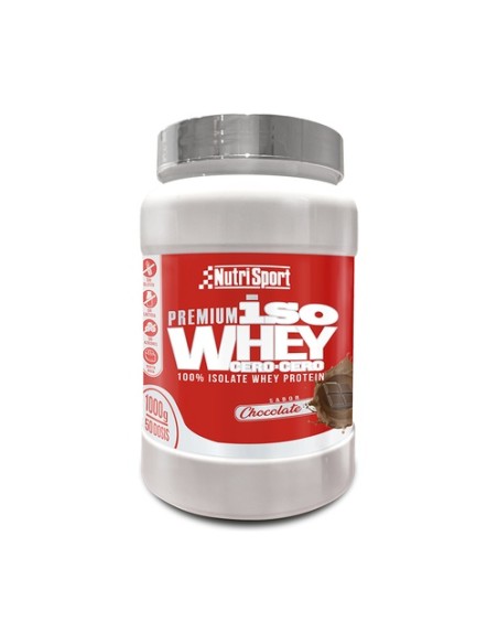 Iso Whey Cero Cero (Sabor Chocolate) 1 kg (Chocolate) Nutrisport