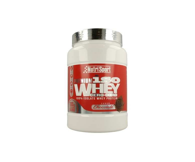 Iso Whey Cero Cero (Sabor Chocolate) 1 kg (Chocolate) Nutrisport