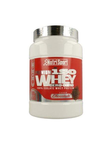 Iso Whey Cero Cero (Sabor Chocolate) 1 kg (Chocolate) Nutrisport