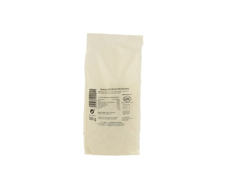 Copos de Coco Bio 300 g El Granero Integral