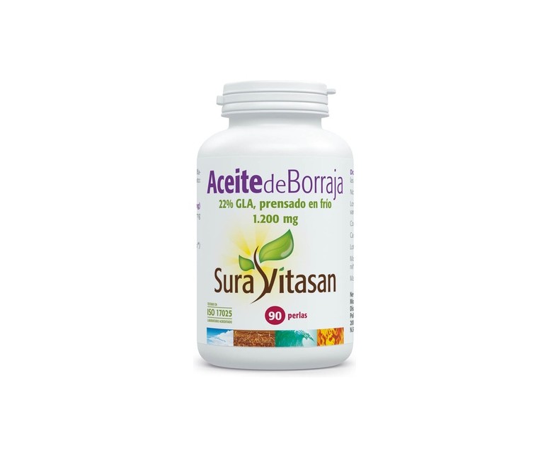 Aceite de Borraja 90 perlas de 1000mg Sura Vitasan