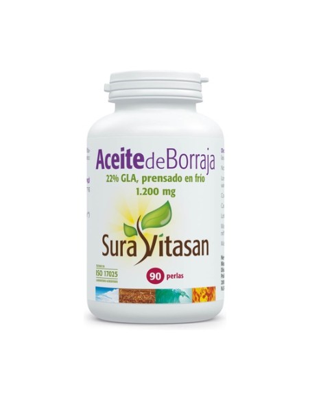Aceite de Borraja 90 perlas de 1000mg Sura Vitasan