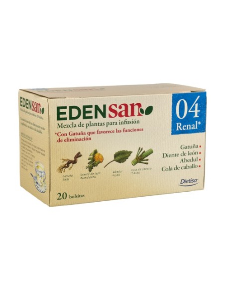 Edensan 04 Renal 20 bolsitas infusoras Dietisa