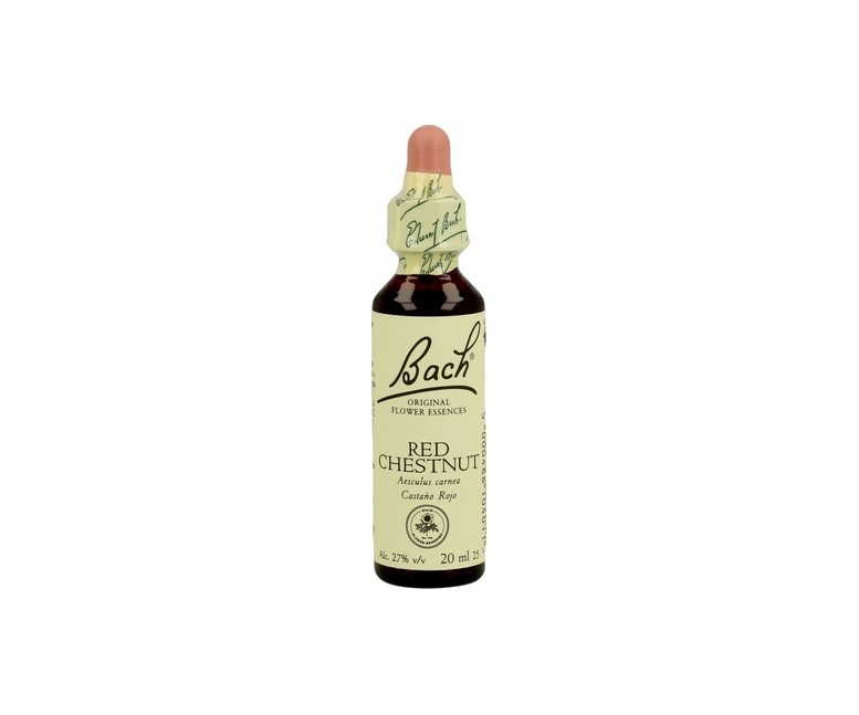 Flores de Bach Red Chestnut 20 ml de elixir floral Bach Original
