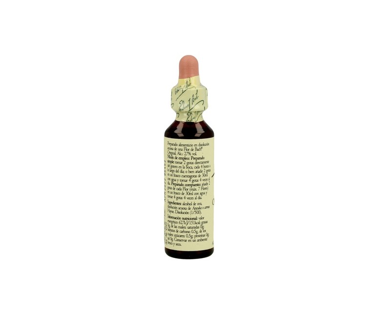 Flores de Bach Red Chestnut 20 ml de elixir floral Bach Original