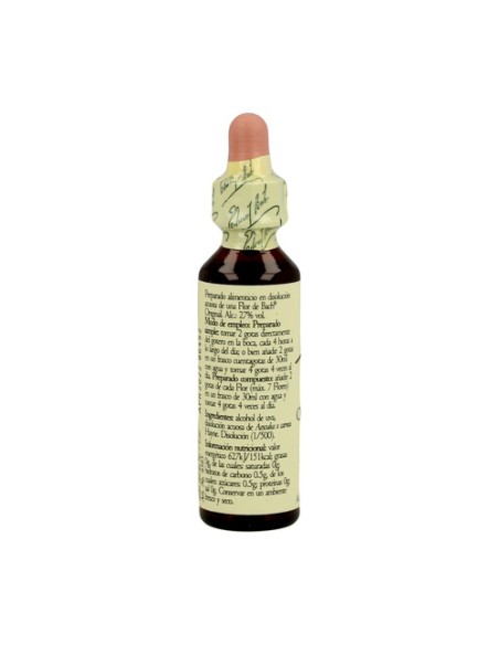 Flores de Bach Red Chestnut 20 ml de elixir floral Bach Original