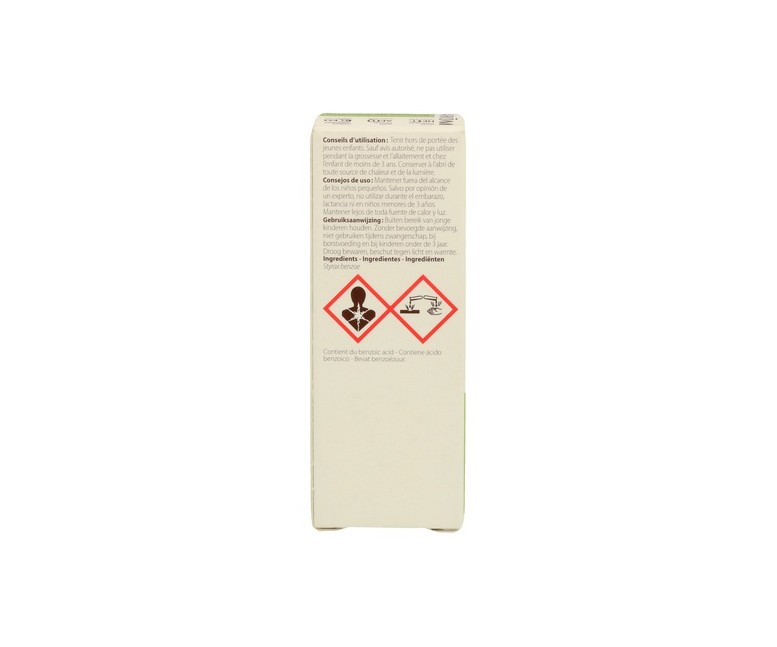 Benjui De Sumatra Aceite Esencial 10 ml de aceite esencial Pranarom