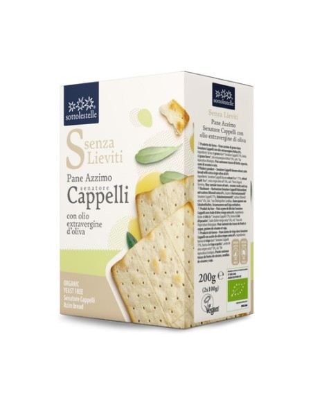 Pan sin levadura Senatore Cappelli Bio 200 g SOTTOLESTELLE