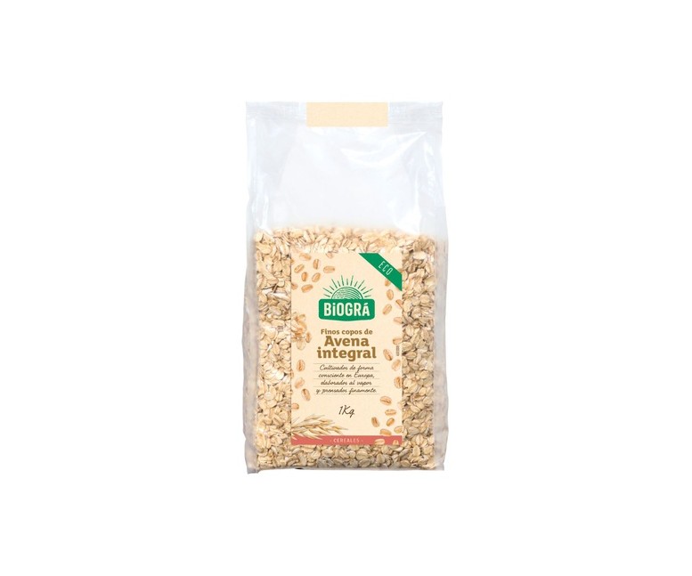 Copos de Avena Finos Bio 1 kg Biográ