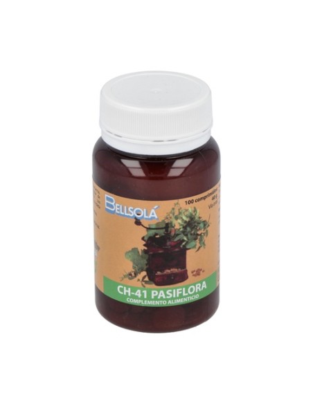 Ch41 pasiflora (pasionaria) descanso y bienestar 100 comprimidos de 400mg Bellsola
