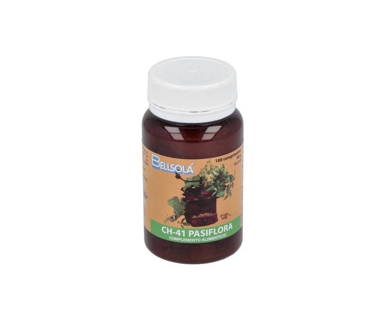 Ch41 pasiflora (pasionaria) descanso y bienestar 100 comprimidos de 400mg Bellsola