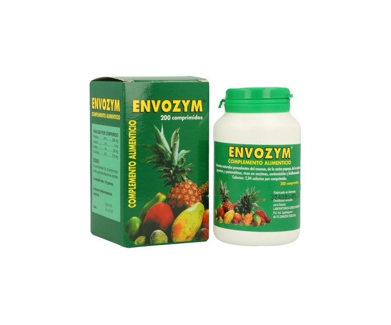 Envozym Complemento Alimenticio 200 comprimidos Nutribiol