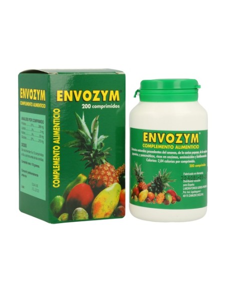 Envozym Complemento Alimenticio 200 comprimidos Nutribiol